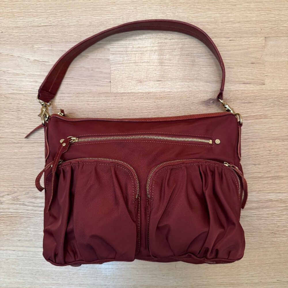 MZ Wallace Tote in Rust with Gold hardware